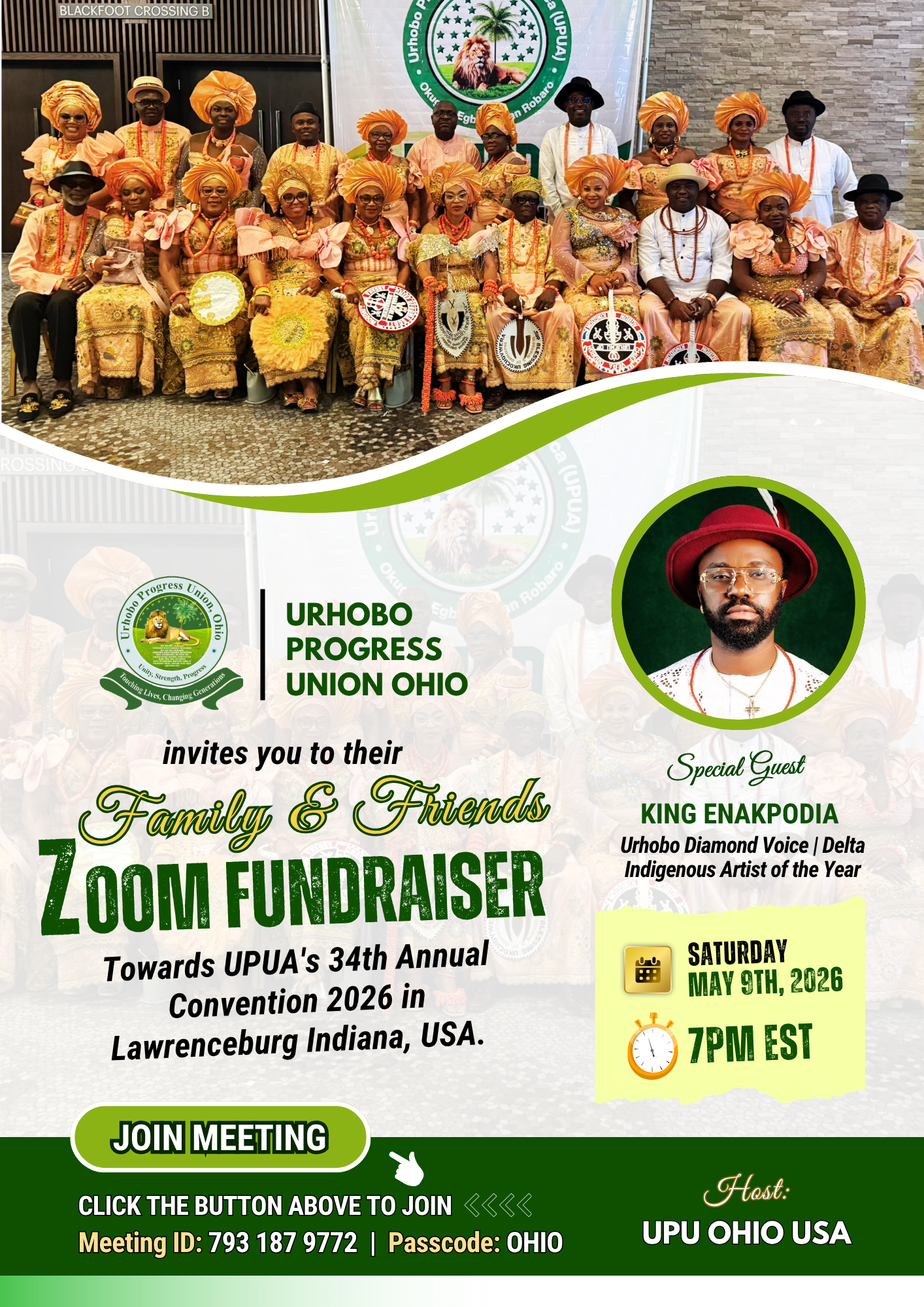 UPU OHIO FRIENDS & FAMILY FUNDRAISER